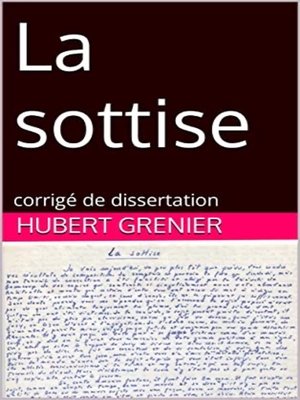 cover image of la sottise